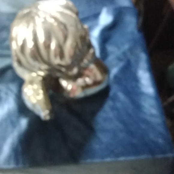 Chrome plated angel child with wings - Picture 5 of 7